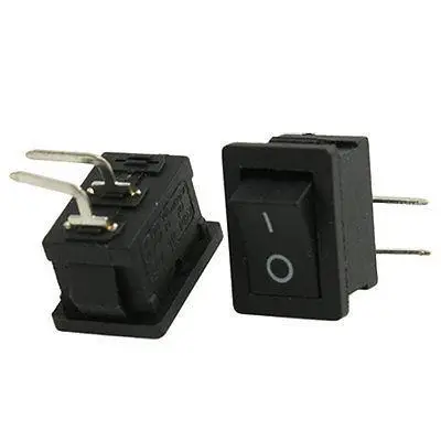 5x под прямым углом 2 Pin Кнопка Вкл/Выкл SPST оснастки в перекидной клавишный