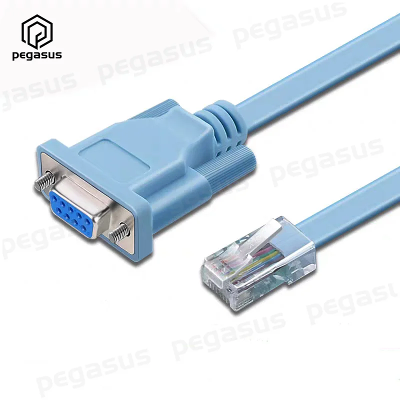 1 5 метров RJ45 8P8C штекер к 9-контактному RS232 RS-232 DB9 разъем маршрутизатора синий