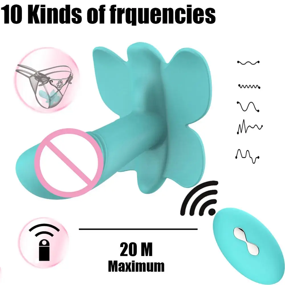 Фаллоимитатор вибратор трусики Стимулятор клитора Секс игрушки для пар