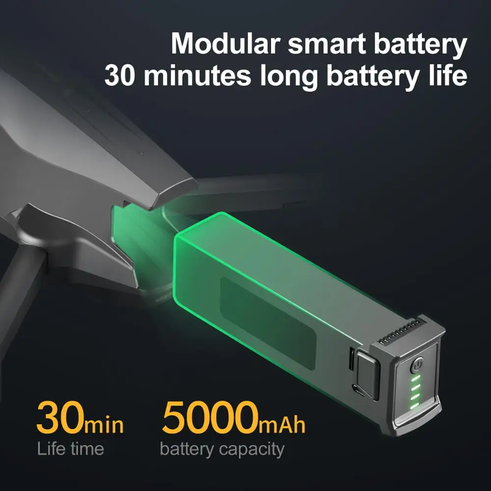 

M1 Drone GPS Quadcopter With 4K HD Camera 1.6KM WIFI Live video 1.6KM control distance Flight 25 minutes drone with Camera Dron