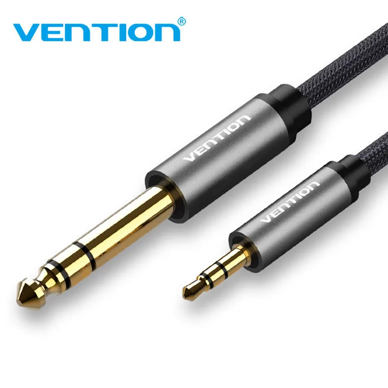 3.5mm to 6.35mm Adapter Aux Cable for Mixer Amplifier CD Player Speaker Gold Plated 3.5 Jack to 6.5 Jack Male Audio Cable 5m 10m