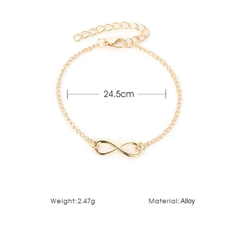 

Gold Bracelet for Women Luck Adjustable Simple Unique Casual Accessories Birthday Gifts for Charm Girls Boho Hand Chain Jewelry