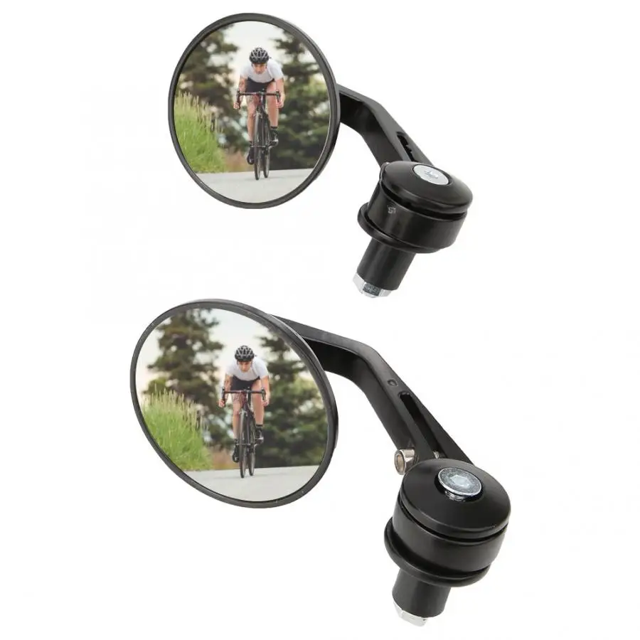 Велосипедные зеркала 2 шт Ретро алюминиевый сплав электромобиль Ручка Бар Конец