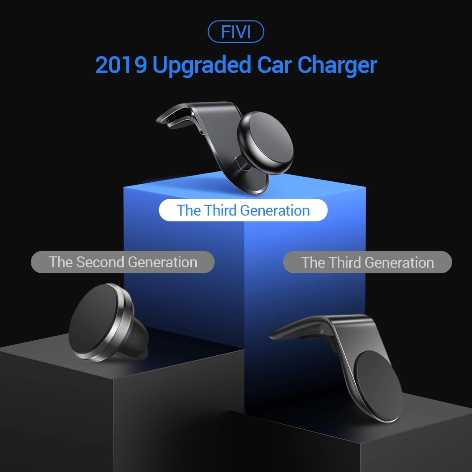 Автомобильная Магнитная подставка FIVI для телефона магнитный держатель с
