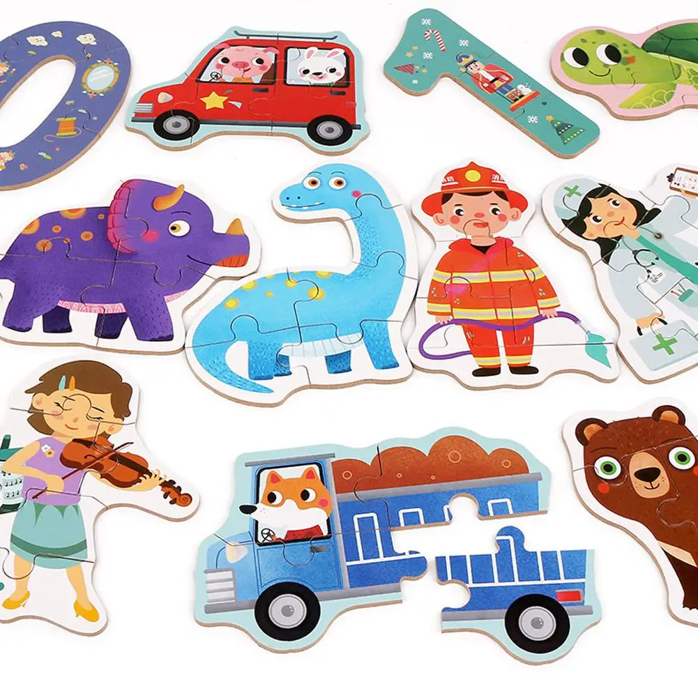 LeadingStar деревянные пазлы детские развивающие обучающие игрушки для мальчиков и