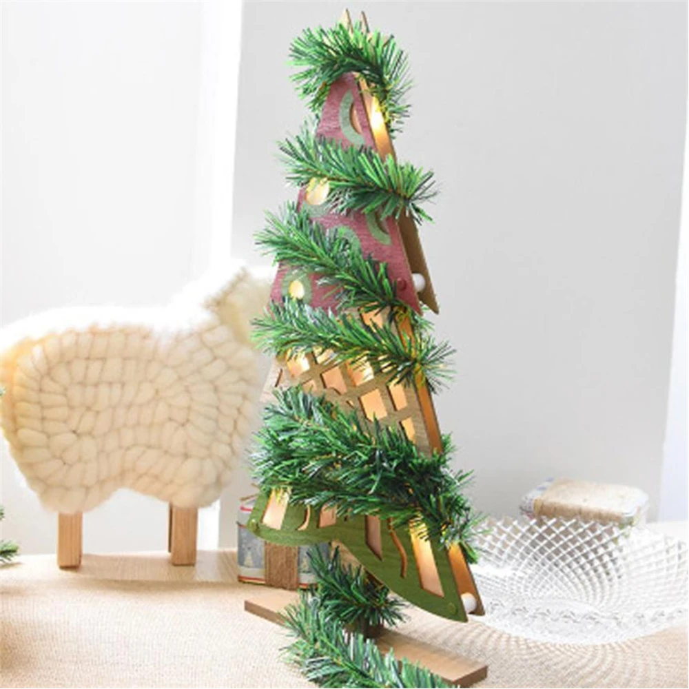 

5.5M Decorations For Christmas Rattan Decorative Green Christmas Garland Artificial Xmas Tree Rattan Party Decor For Home