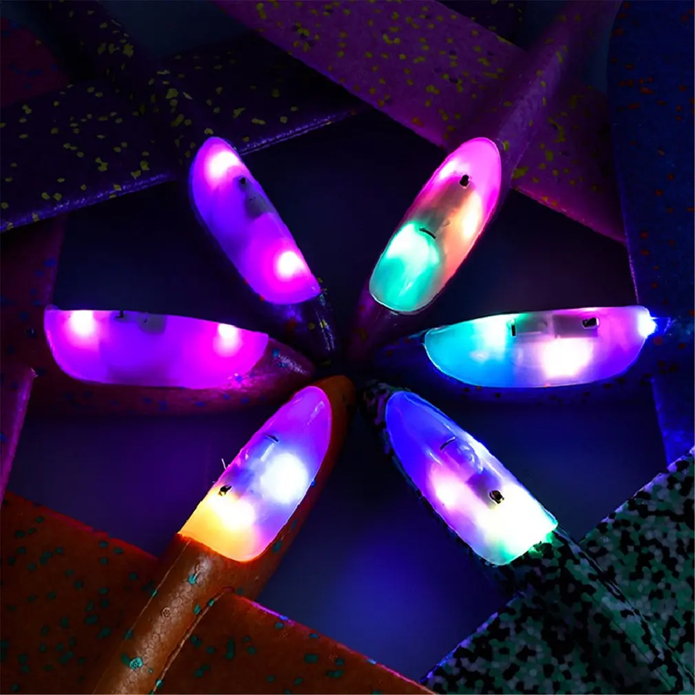 Ручной запуск со светодиодной подсветкой для метания планерный самолет