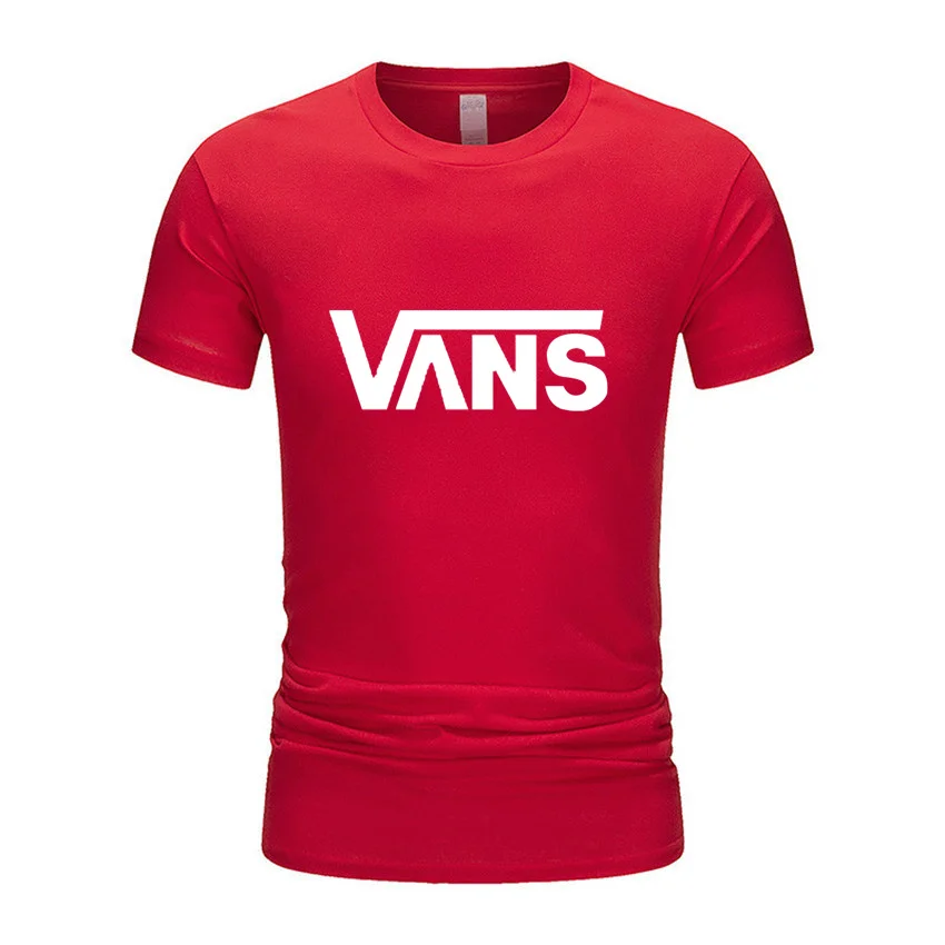 

2021 new brand letter printed cotton short-sleeved solid color men's t-shirt