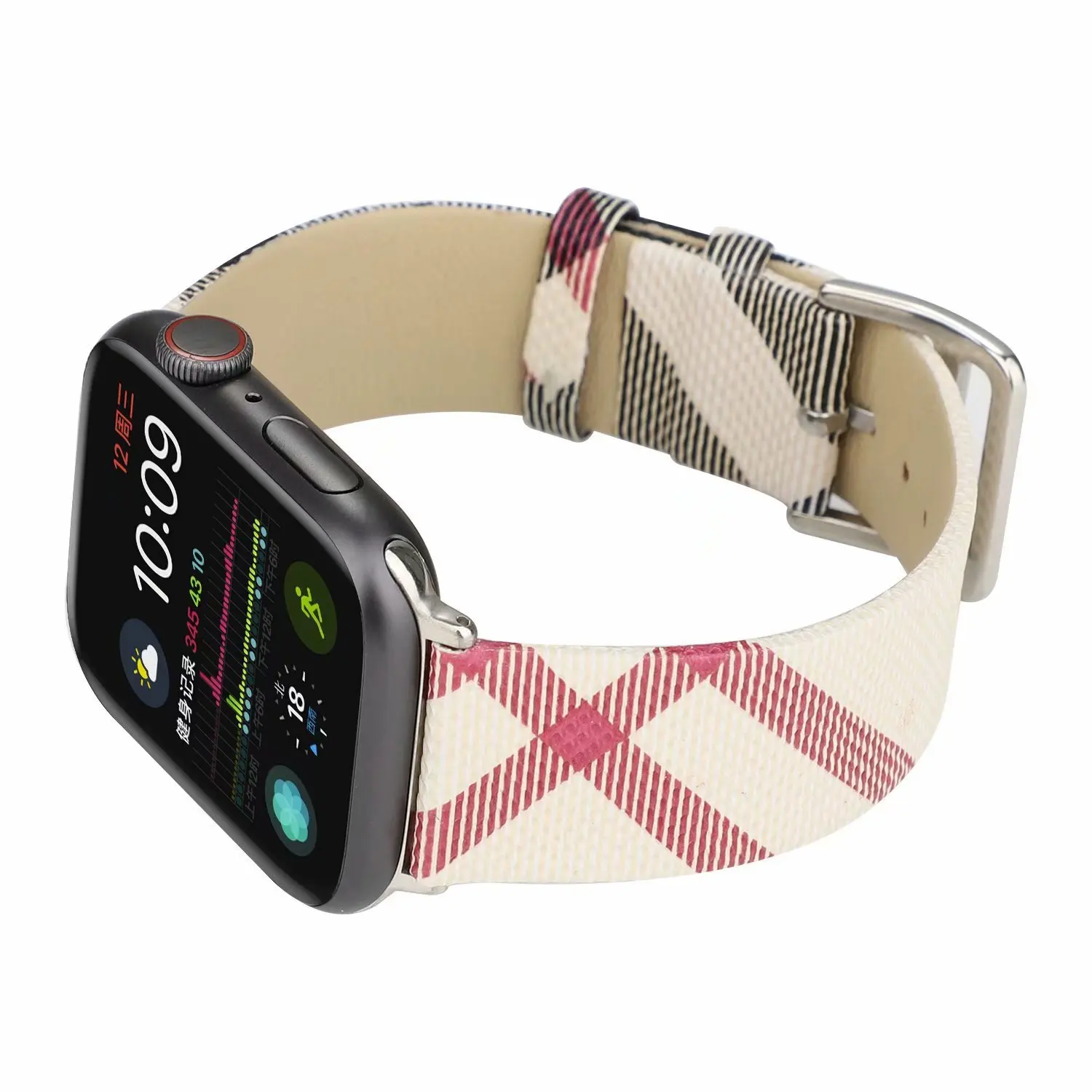Натуральная кожа ремешок для наручных часов Apple Watch, ремешок 44/40 мм обувь для мужчин и женщин часы ремешок 42 38 мм и нержавеющая сталь металлический корпус для наручных часов iwatch серии 5 4 3 2 1