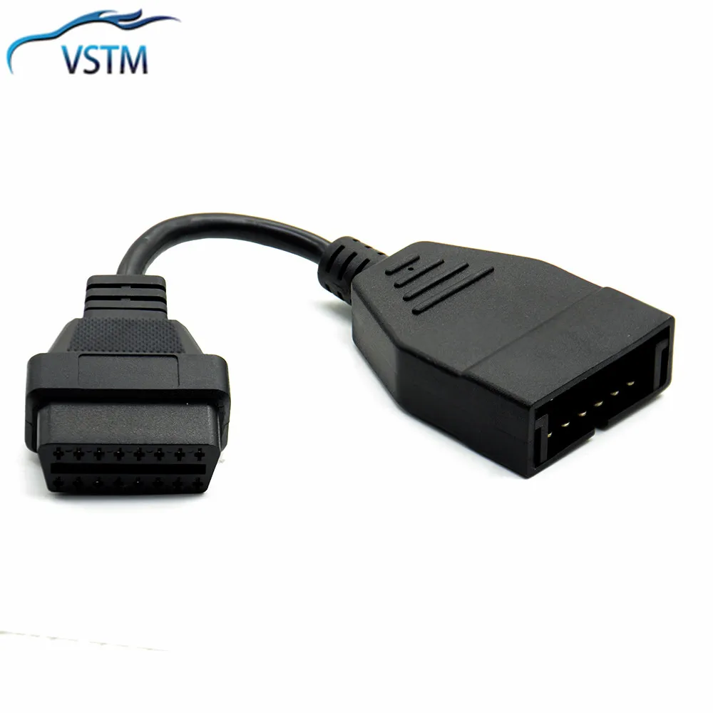 2021 Новый 1 шт. OBD2 кабель 12 Pin OBD 2 разъем адаптера Авто диагностический инструмент