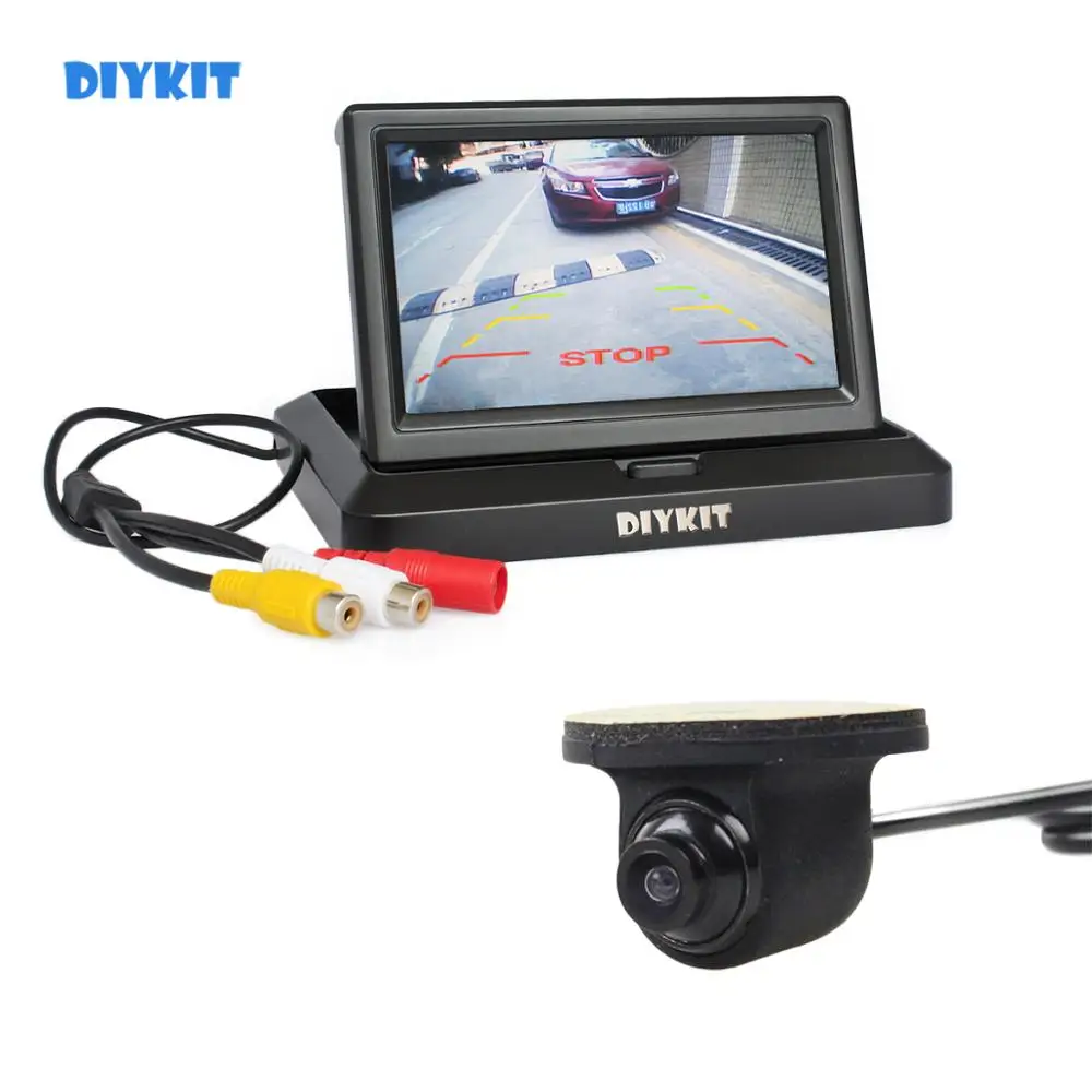 Проводной автомобильный монитор заднего вида диагональю 5 дюймов|rear view car camera|parking