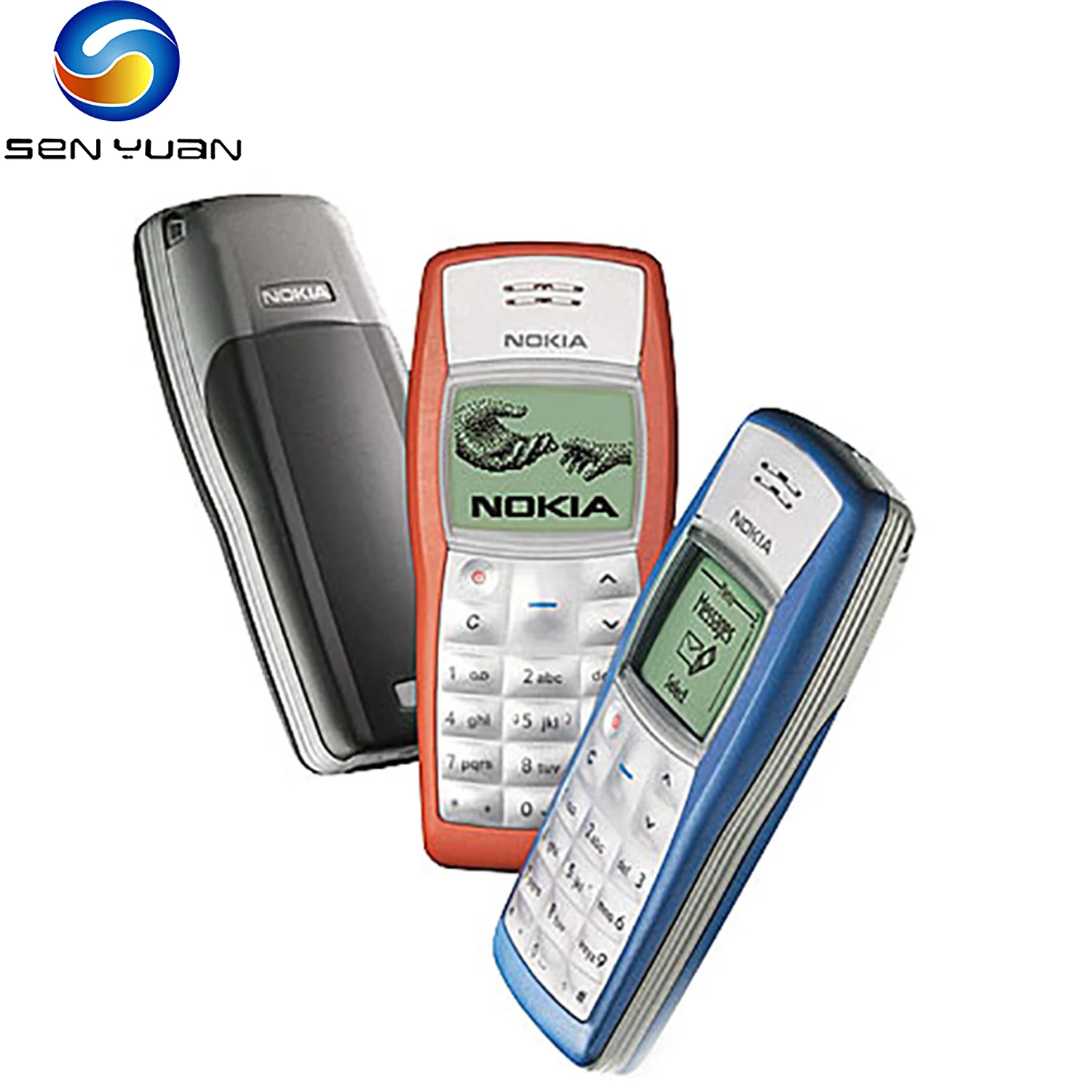 Оригинальный разблокированный мобильный телефон Nokia 1100 2G GSM Восстановленный