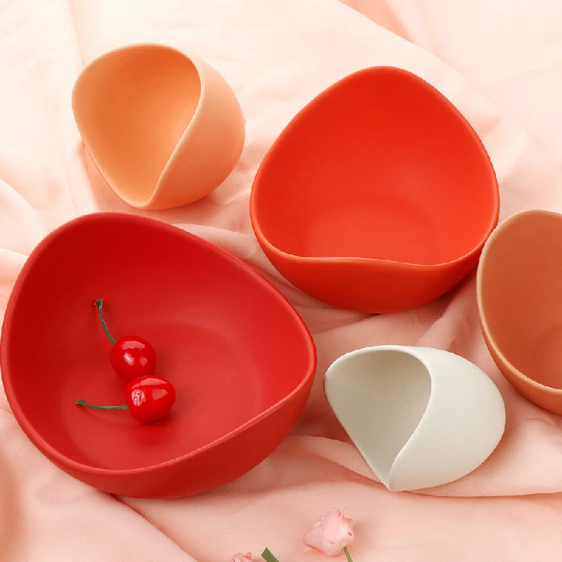 5 шт./компл. скандинавские Простые керамические чаши в форме лотоса с