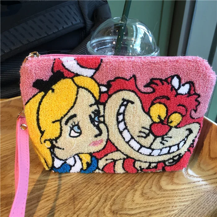 Clutch Bag Мультяшная Алиса в стране чудес, Чеширский кот, сумки через плечо, сумка на ремне, женский клатч, косметичка, сумочка, красивый чехол, Органайзер - Цвет: Clutch Bag