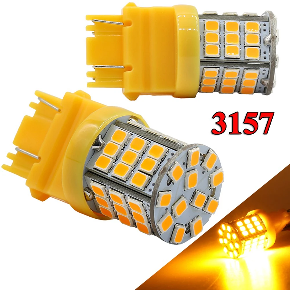 

10-100 шт. T25 светодиодный 3157 3156 57smd 2835 янтарные, красные, белые, синие, зеленые Автомобильные Светодиодные поворотники, парковочные фонари задн...