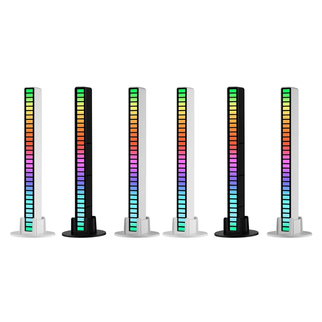 RGB LED Strip Light Sound Control Pickup Rhythm Atmosphere Music Ambient Light Bar Colorful Lamp for Party Car Home Desk Decorat 3