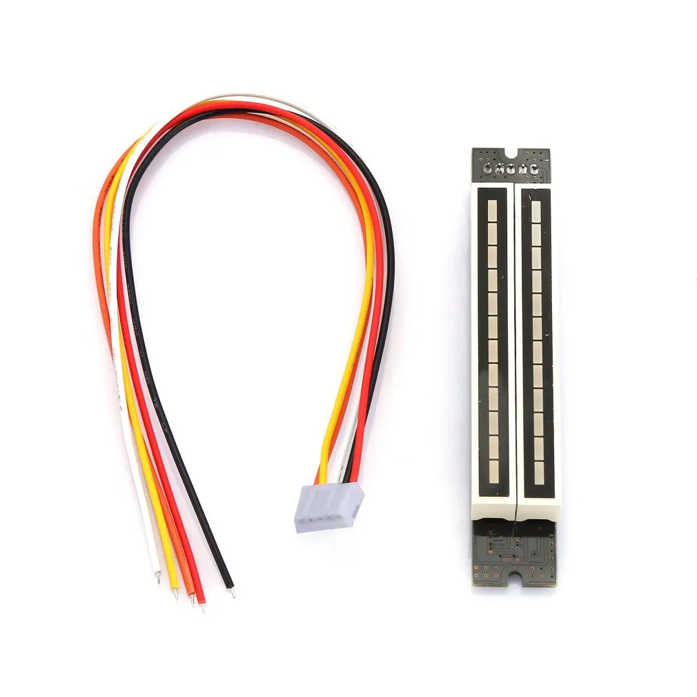 Регулируемый аудио музыкальный VU измеритель уровня двойной 12 бит светодиодный