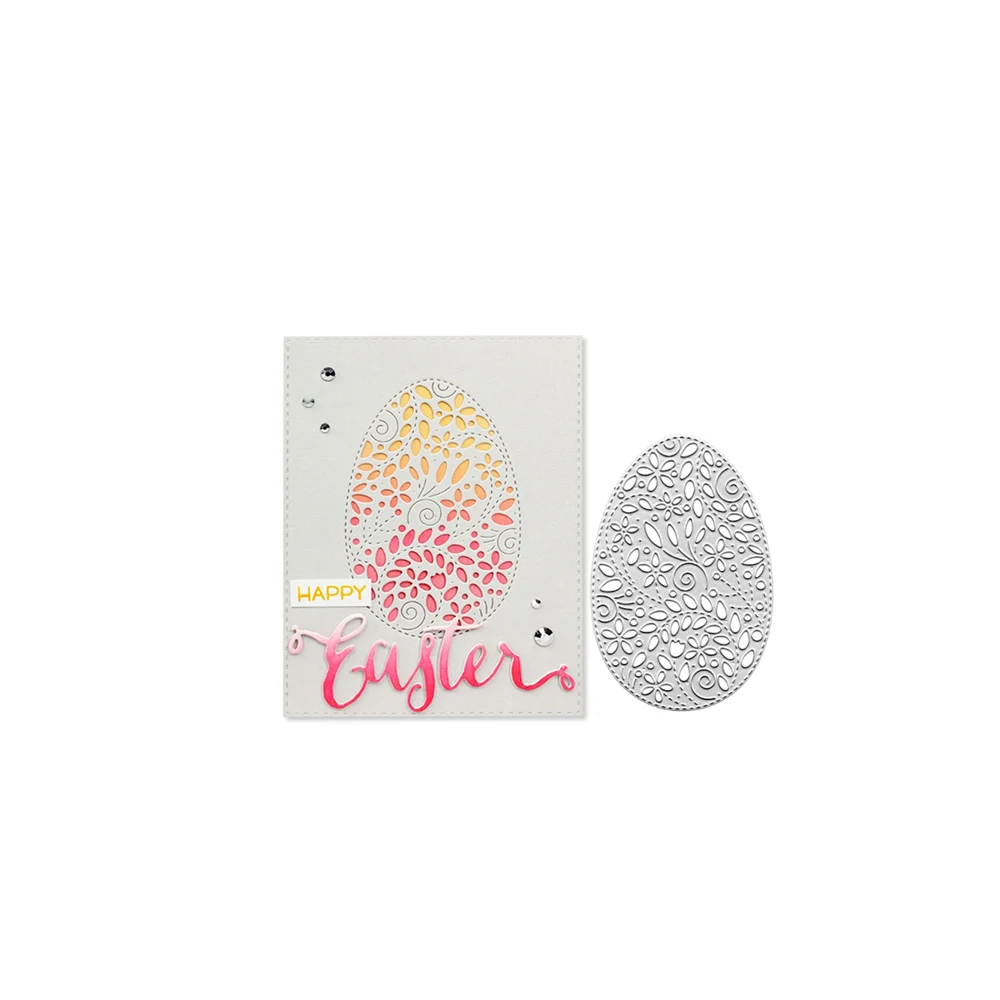 

Julyarts Egg New Dies 2021 Stencil For DIY Scrapbooking Photo Album Paper Card Making Decorative