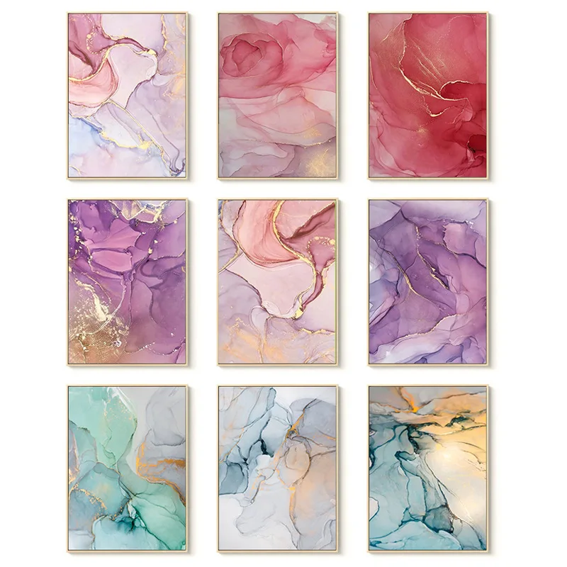 Печать Декоративная живопись в скандинавском стиле абстрактное искусство