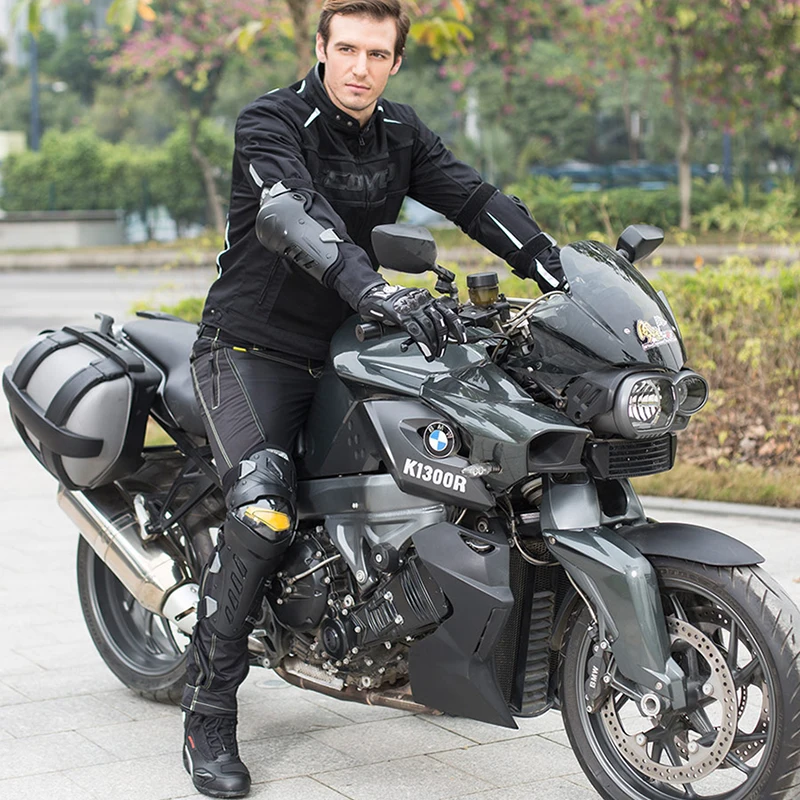 Мотоциклетные наколенники и налокотники для мужчин 4 шт. защитная оболочка из