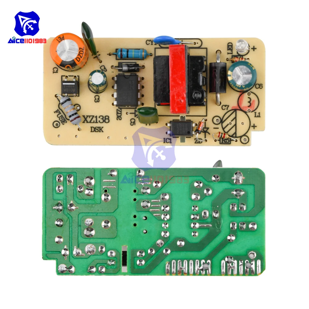 Diymore AC 100 240 В в постоянный ток 5 2 5a Импульсный блок питания барная плата штабивольт