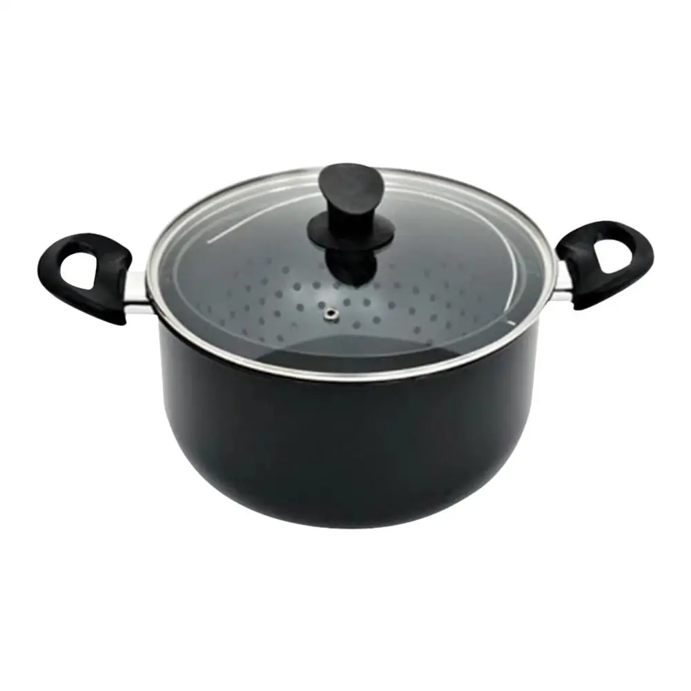 New 2-in-1 Cooking Pot With Swivel Strainer Not Sticky Practical For Kitchen Drain Pasta Vegetables | Дом и сад