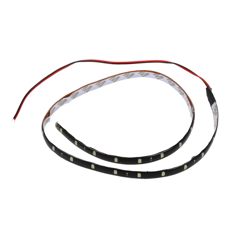 

Hot 60CM 30 SMD Car Strip Under Light Neon Footwell Flexible Waterproof - White