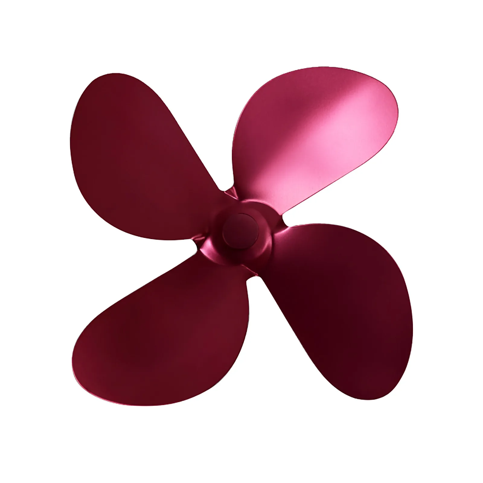 4 лезвия черный зернистый тепловой вентилятор для дровяной плиты деревянная