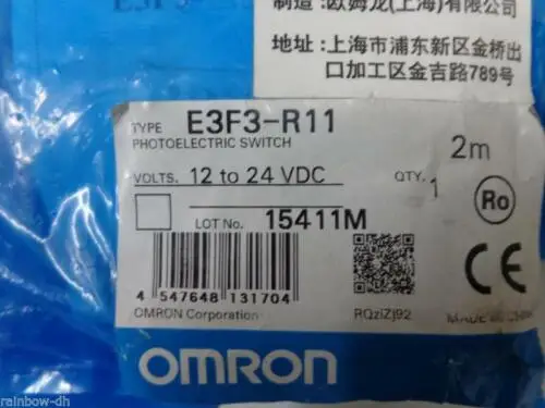 Новый в сумке Omron E3F3 R11 12 24 В постоянного тока 2M # exp|Автоматизация зданий| |