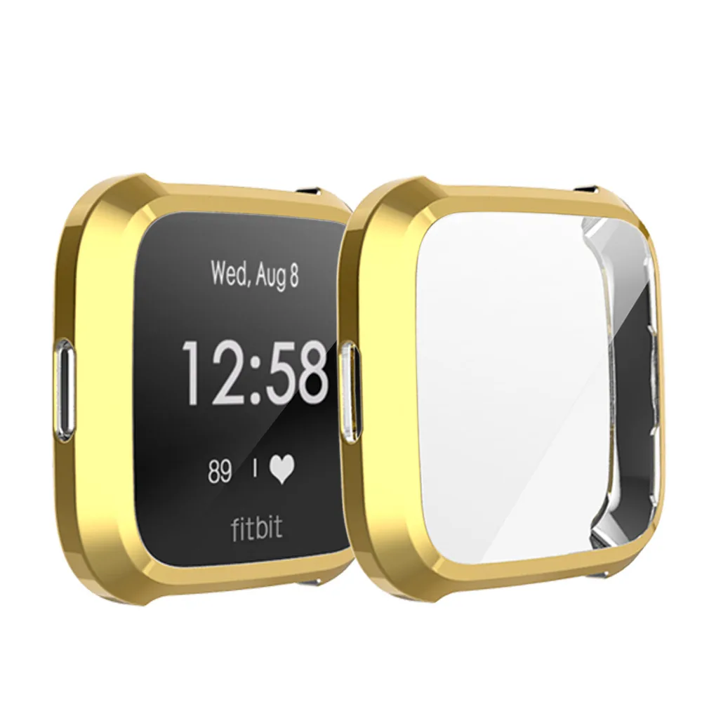 Чехол для часов Fitbit Versa Lite/Versa 2, Мягкий защитный чехол для экрана Versa2, легкий ТПУ бампер, тонкий Чехол, аксессуары