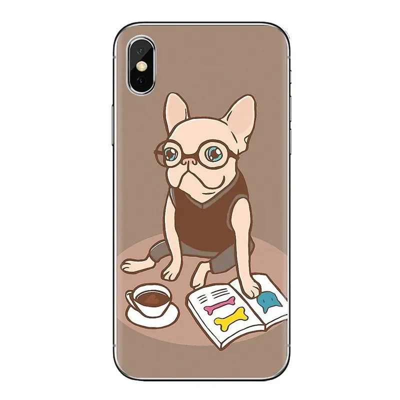 whimsical french bulldog Dogs puppy For Huawei G7 G8 P7 P8 P9 Lite Honor 4C 5X 5C 6X Mate 7 8 9 Y3 Y5 Y6 II 2 Pro 2017 TPU Cases |