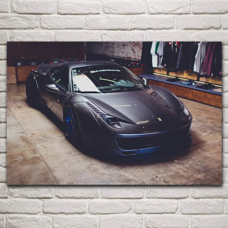 

Крутой Супер Родстер автомобиль тюнинг supercars серый спортивный автомобиль фотография Декор для дома гостиной KN900