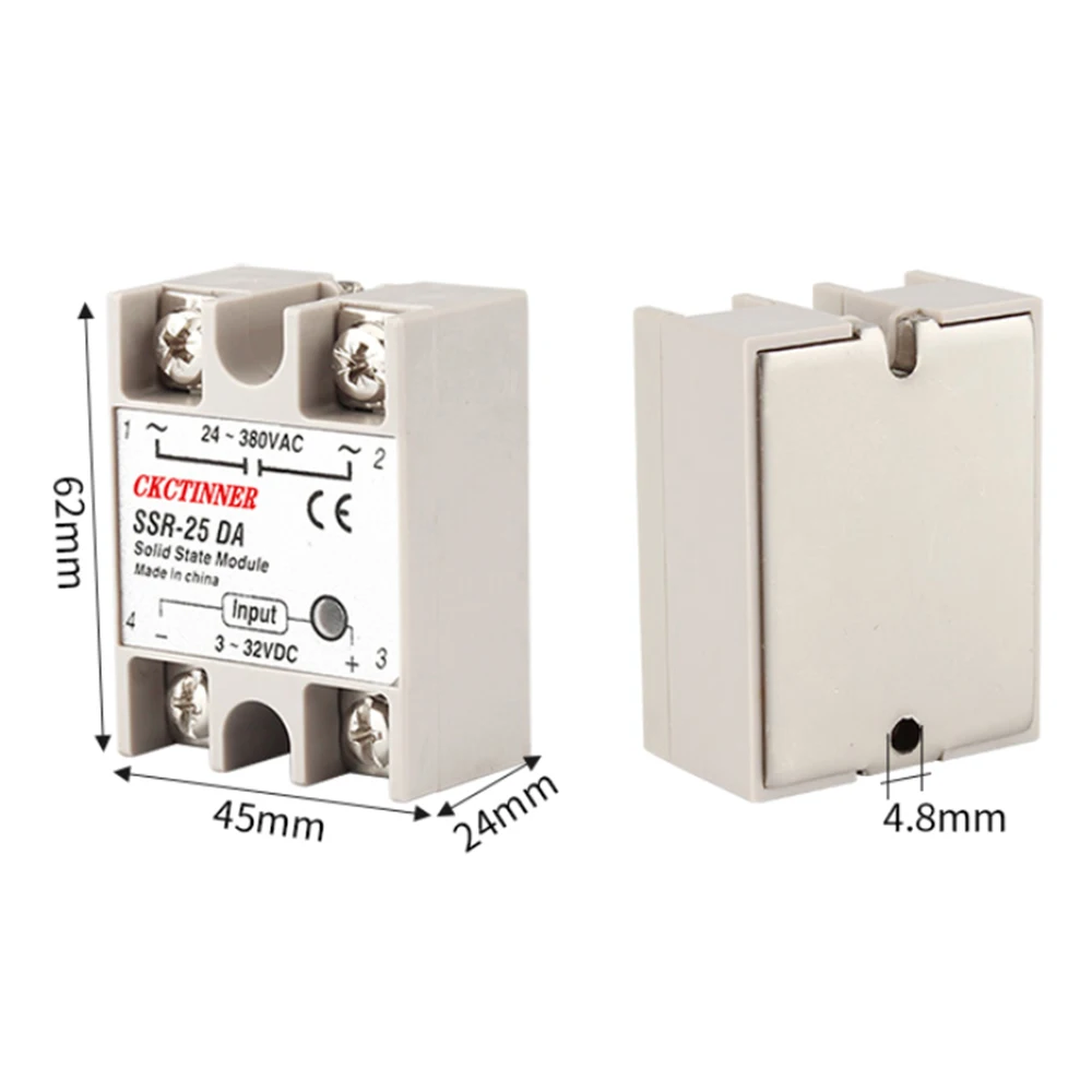 DC SSR 40DA/25DA/10DA AC 3 32VDC вход 24 380VAC Однофазное твердотельное реле|Реле| |
