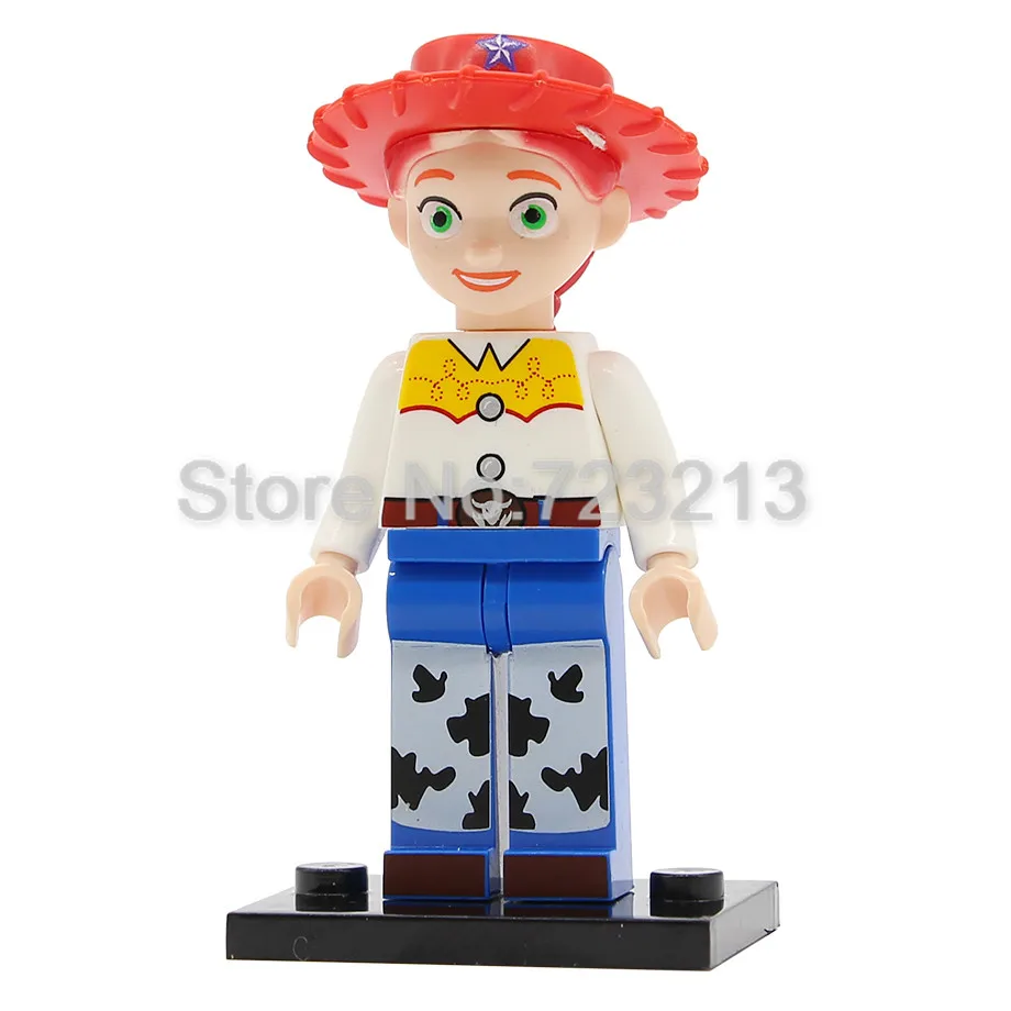 Jessie PG8222 одна История игрушек 4 IV фигурка Базз Лайтер Джесси Вуди инопланетяне солдат динозавр Строительные блоки Набор моделей Игрушек - Цвет: Jessie