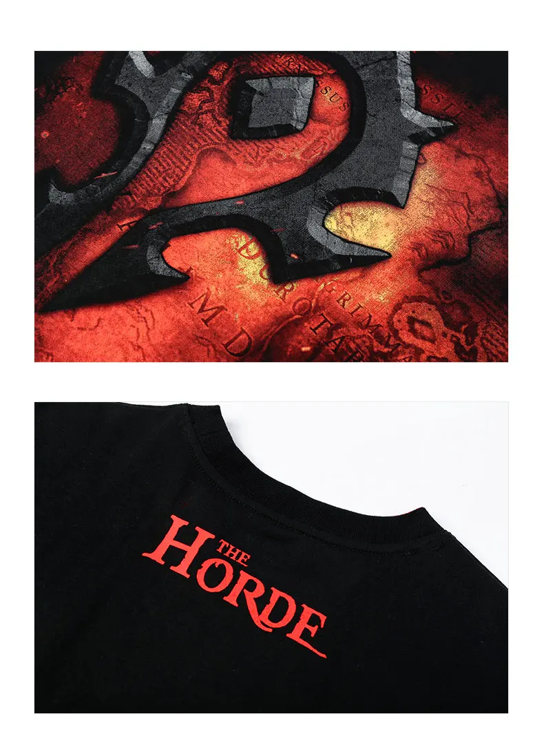 TEE7 мужская повседневная одежда WOW хлопковая толстовка World of Tribe Forever Emblem For the glory of the балахоны