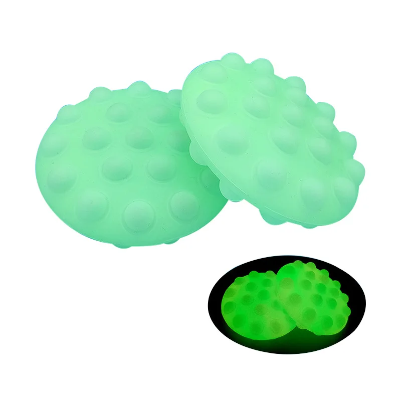 

New 3D Luminous Fidget Squishy Toys For Children Antistress Silica Gel Simple Dimple Stress Ball Kids Sensory Toys Fidget Gifts