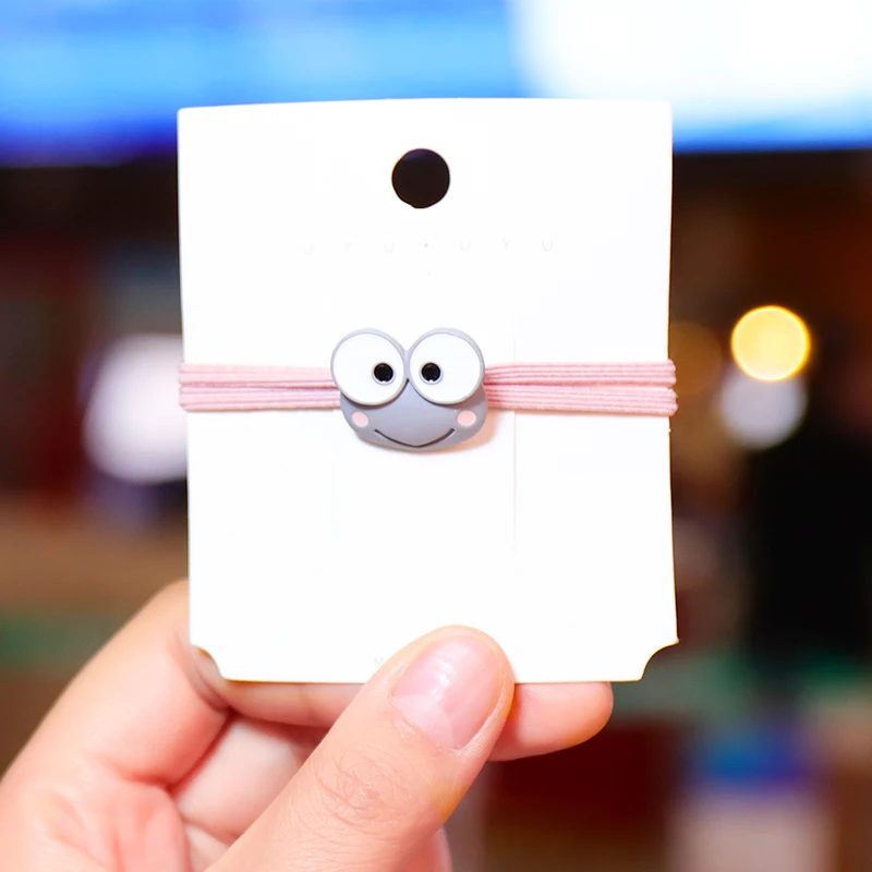 Детская резинка для волос "Милый принцесса" с простой маленькой лягушкой для девочек, аксессуары для кожи головы.