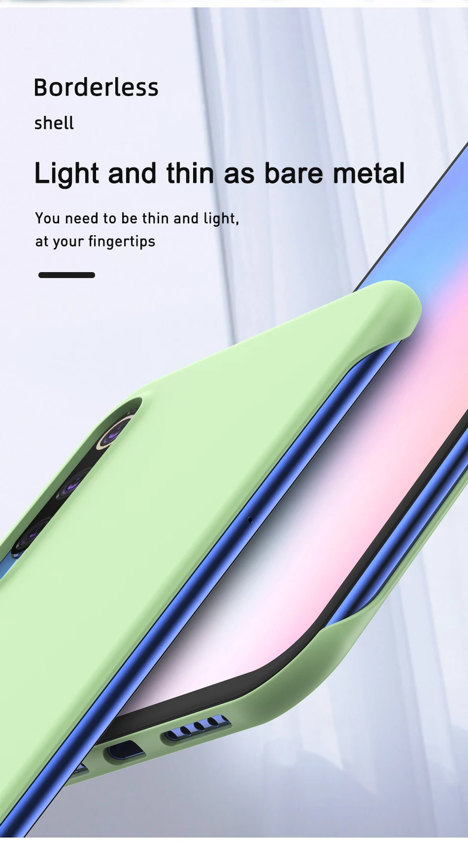 Lovebay тонкий скраб Жесткий PC Бескаркасный чехол для телефона для Xiaomi Mi9 Mi9 SE карамельный цвет матовый чехол для Redmi K20 задний Чехол без полей