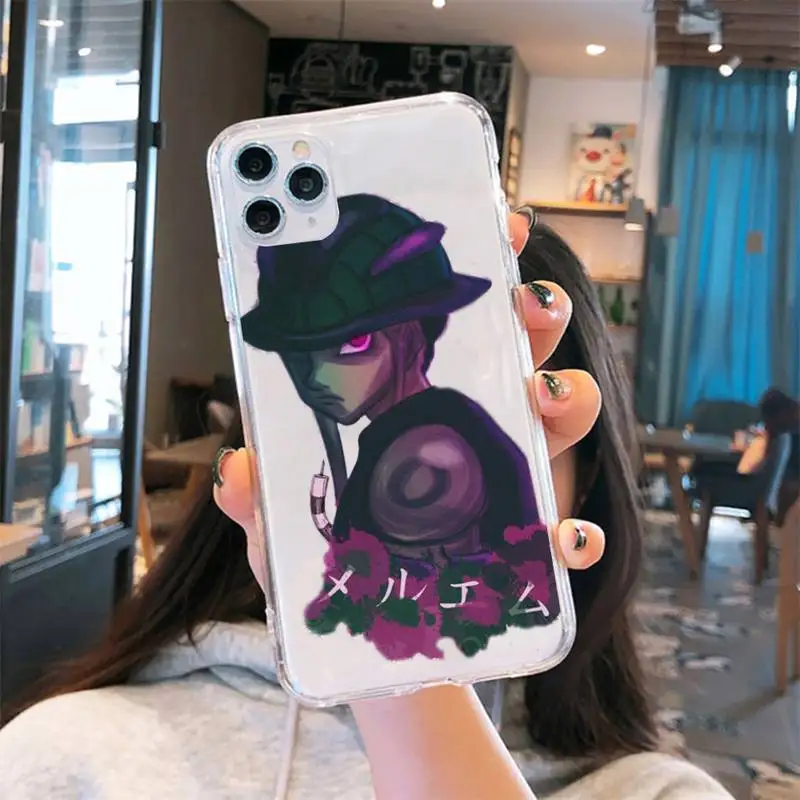 

Hunter x Hunter anime cartoon Phone Case Transparent for iPhone 6 7 8 11 12 s mini pro X XS XR MAX Plus cover funda shell