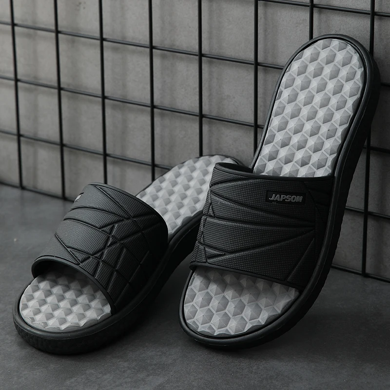 

CRLAYDK 2021 Summer Men's Slippers Home Indoor Beach Sandals Rome Casual Comfortable Shoes Outdoor Calcados Masculino