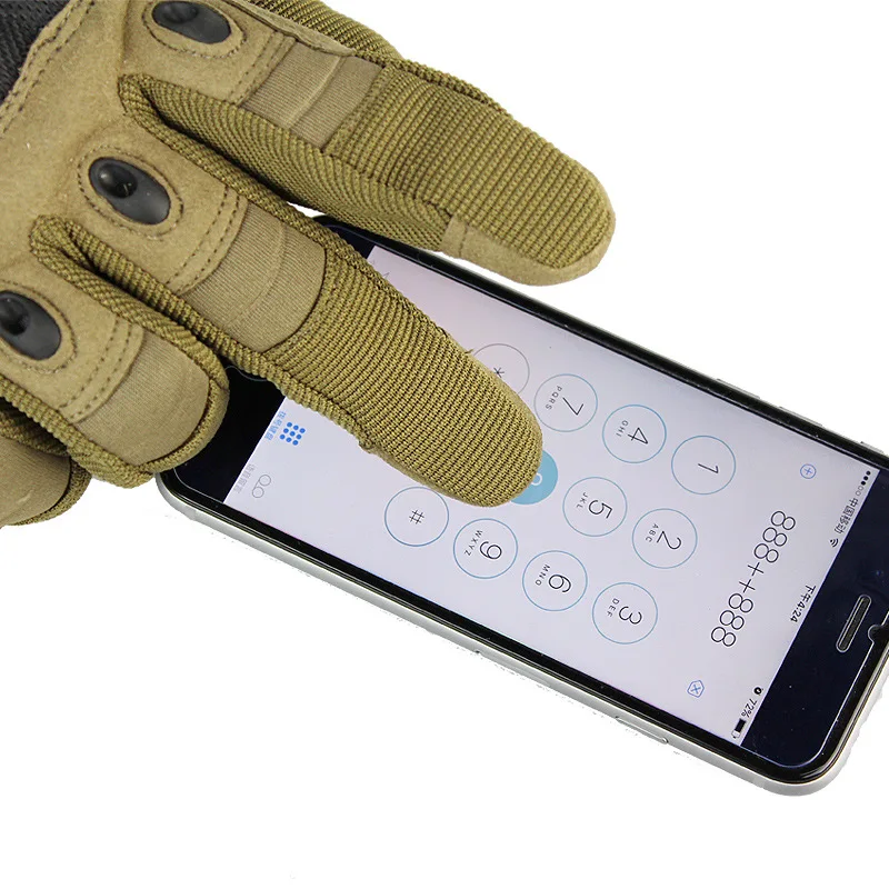 

Tactical training full finger gloves Outdoor sports motorcycle riding fitness mountaineering protective gloves