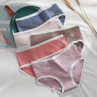 new product womens cotton underwear seamless comfort panties sexy solid color underpants med waist plus size briefs female sexy