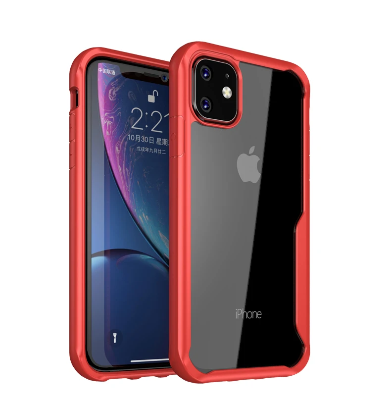 Для apple iphone 11 pro max Чехол iPaky силиконовый акриловый Гибридный противоударный прозрачный чехол iphone 11 6,1 pro 5,8 max чехлы