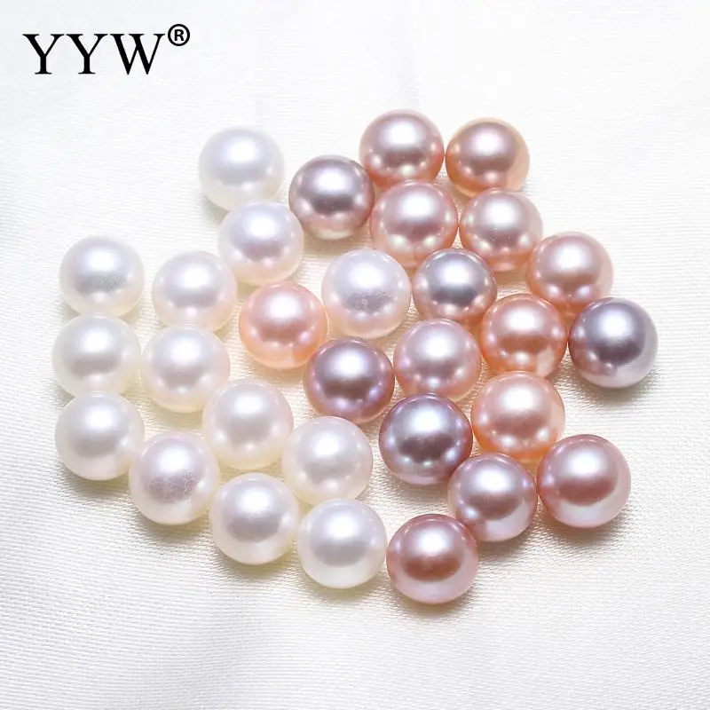 

1pc Cultured No Hole Freshwater Pearl Beads Potato Natural 7.5-8mm Jewelry Handmade Making DIY Necklace Bracelet Accessories