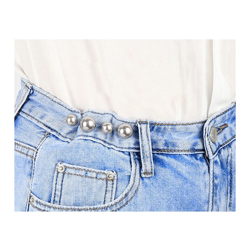 2 шт. Женская Брошь юбка на талии с перламутровыми пуговицами одним словом Pin