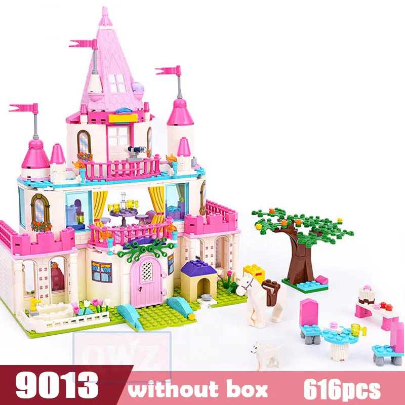 QWZ Новинка модель замка принца строительные блоки игрушка друг каретка фигурки