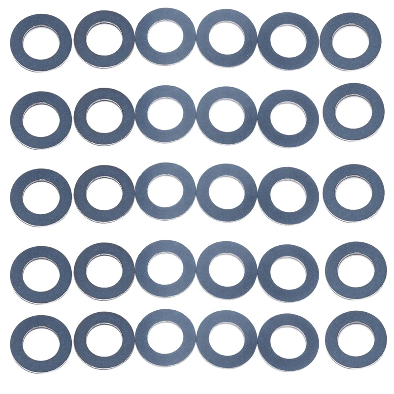 

Durable Aluminum Oil Drain Plug Washer Gaskets for Toyota for Lexus, Repalces 9043012031, Black