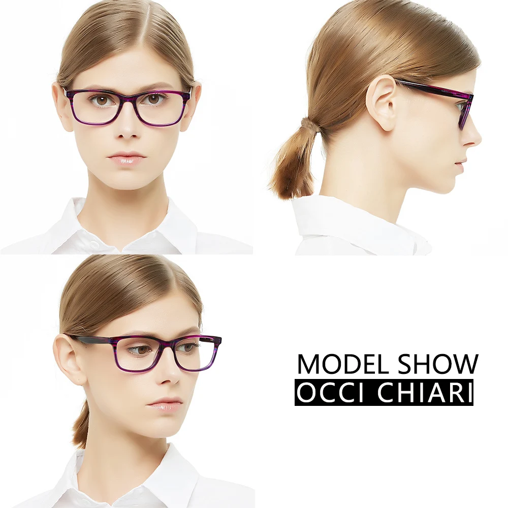 OCCI CHIARI очки прозрачные очки оправа для женщин модные очки Брендовые дизайнерские ацетатные бронзы