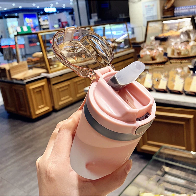 400/600 мл DIY наклейки бутылка для воды детей портативная посуда напитков Спортивная