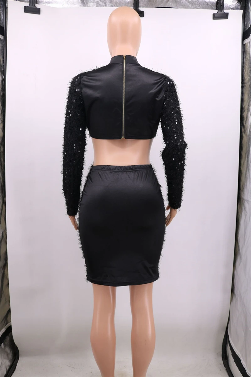 Женское ажурное платье с блестками Adogirl облегающее мини-платье высоким